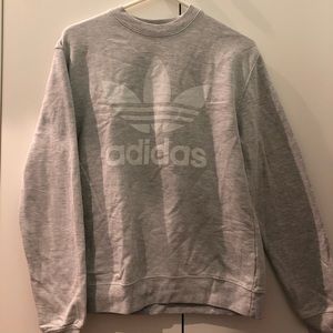 Light Grey Adidas Sweatshirt from Urban Outfitters